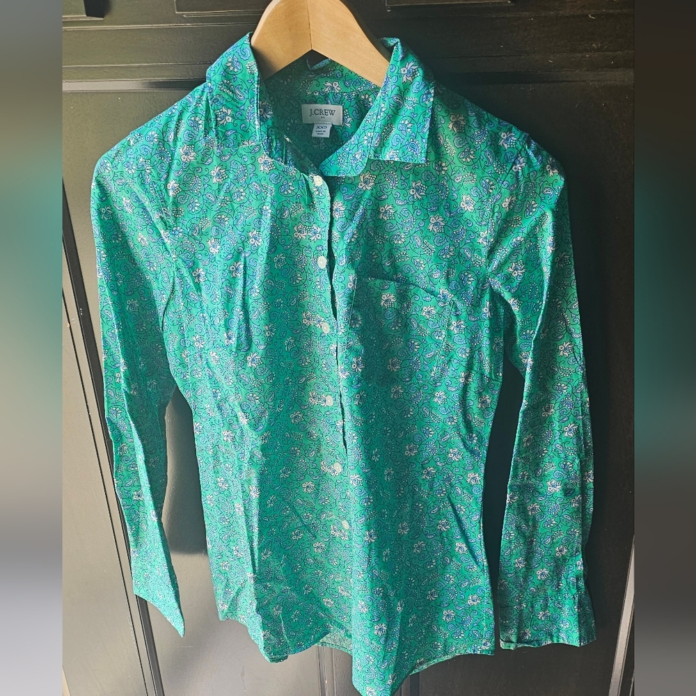 J. Crew Factory NWOT Paisley Shirt